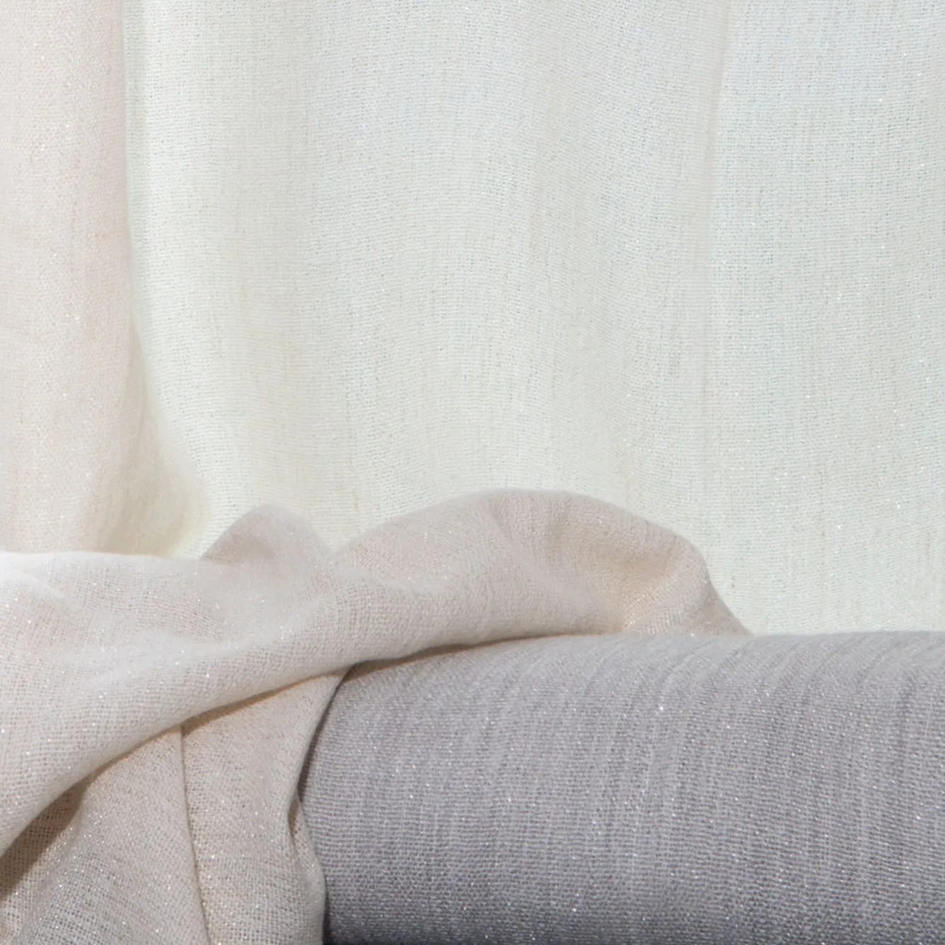 Alpaca Linen Glam Sheer Fabric