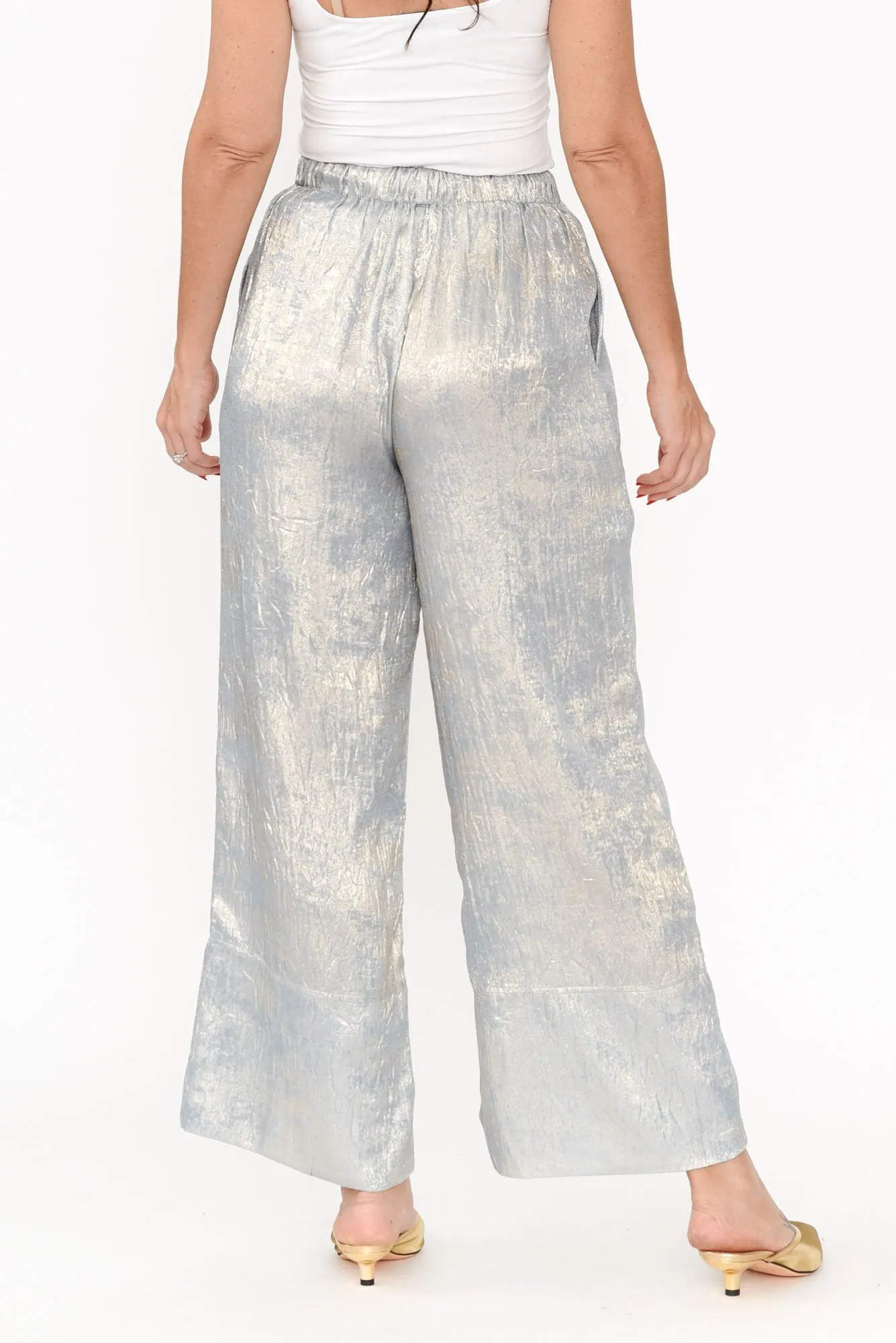 Astrid Champagne Drawstring Pants