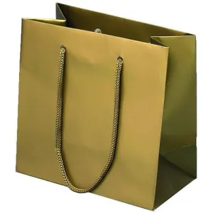 Baroque Matte Rope Handle Euro-Tote Shopping Bags - 8.0 x 4.0 x 10.0