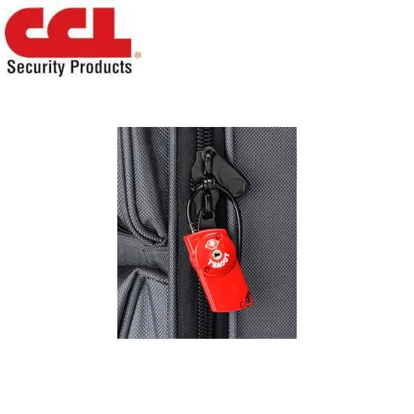 CCL - Travel Lock 947 Series -  Black TSA Approved Keycard Lock with SearchAlert Indicator