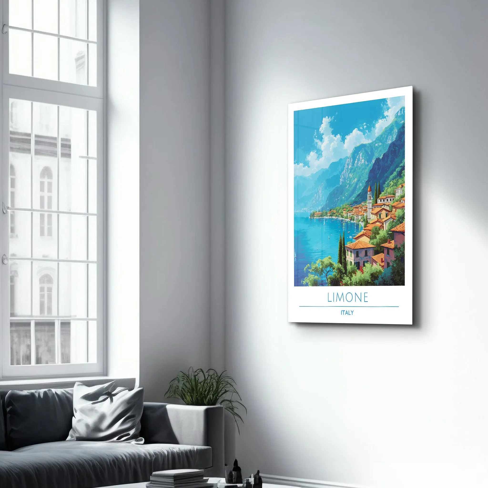 Limone Italy-Travel Posters | Glass Wall Art