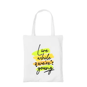 One Direction Tote Bag - Live While We're Young