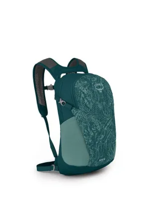 Osprey Daylite Backpack Plants Print/ Nieve Green