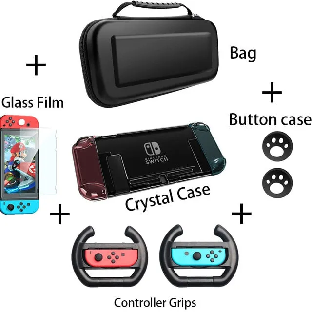 Portable EVA Storage Bag Cover Cases For Nintend Switch Case NS NX Console Protective Shell Accessories Controller Travel funda