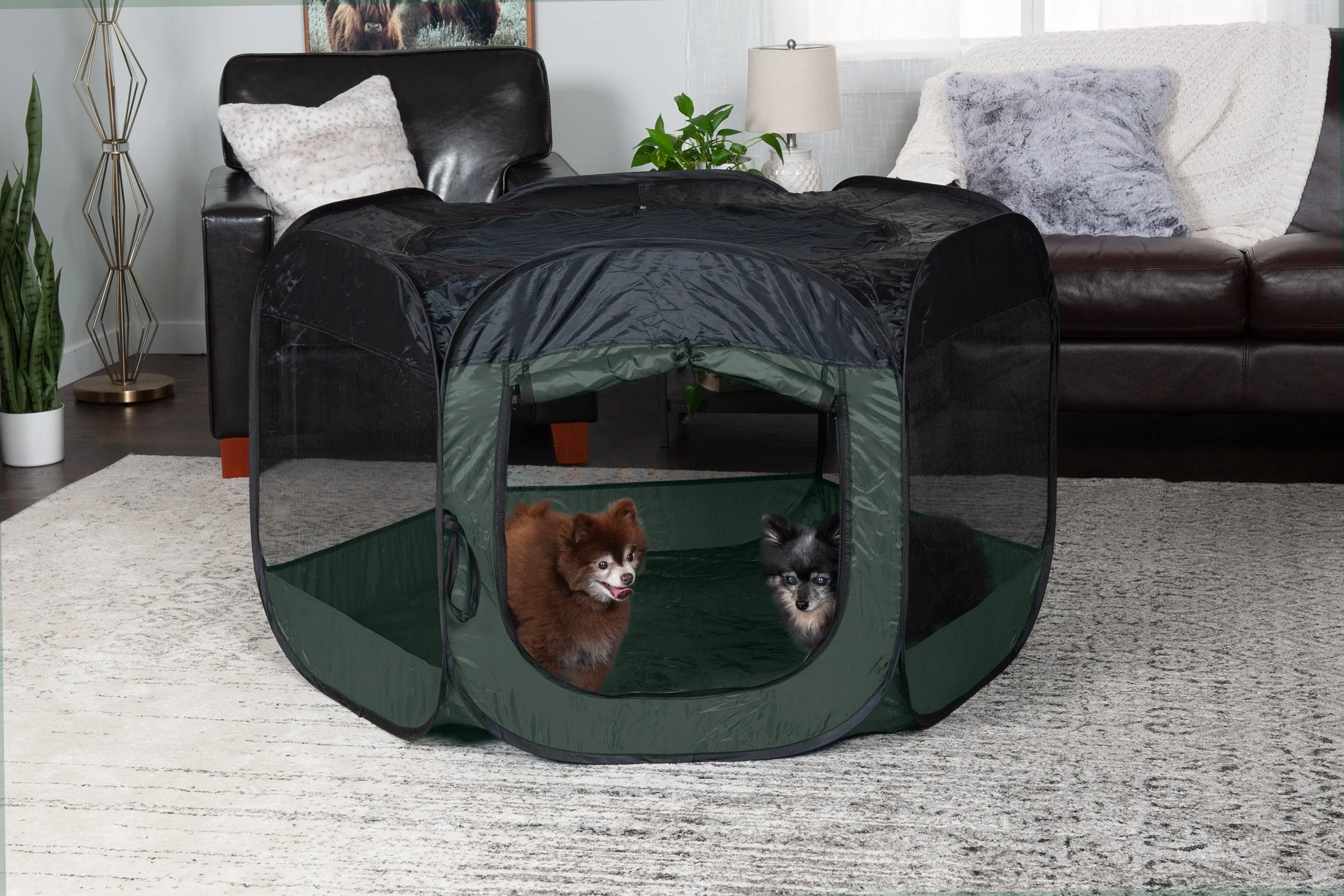 Portable Mesh Pet Playpen