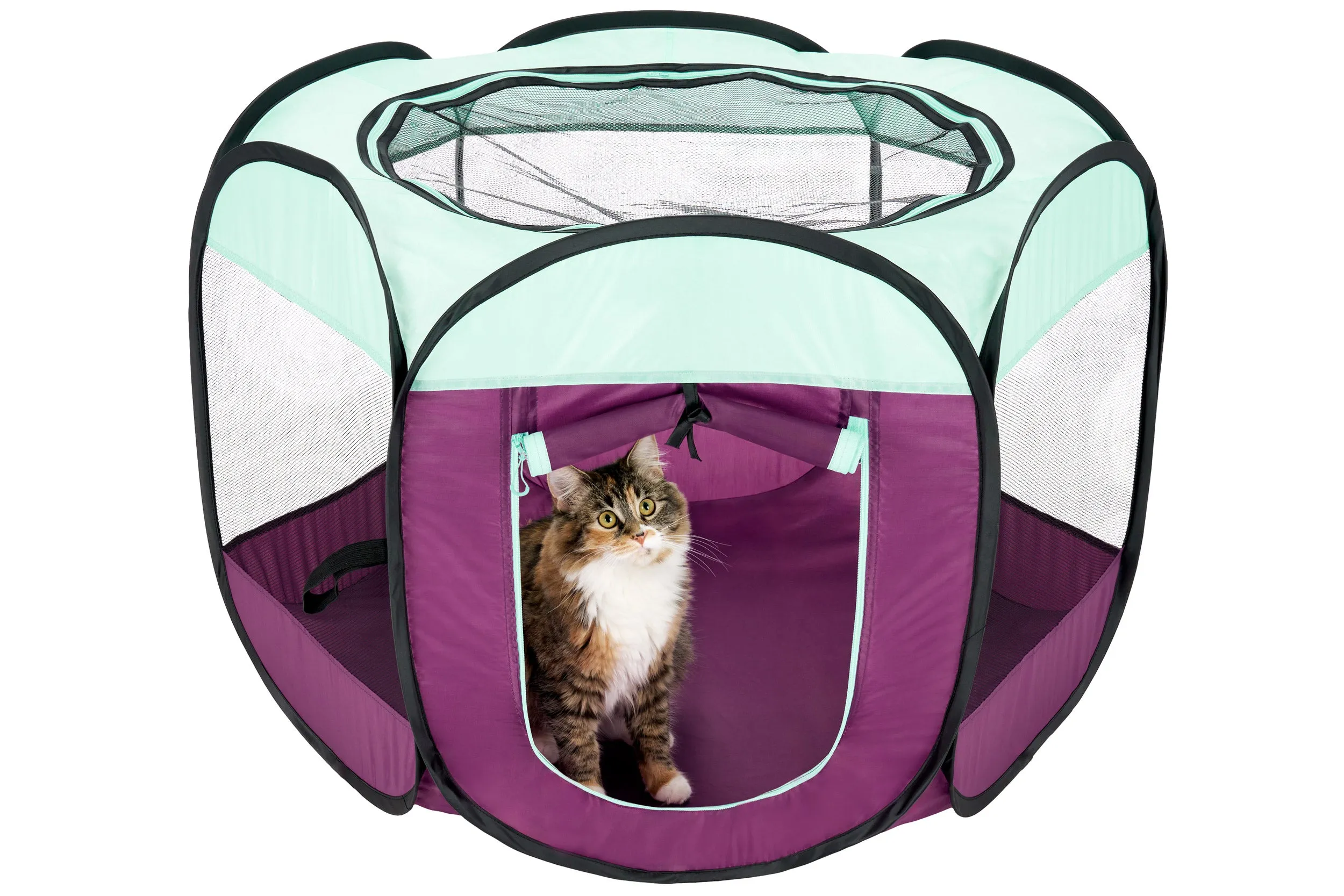 Portable Mesh Pet Playpen