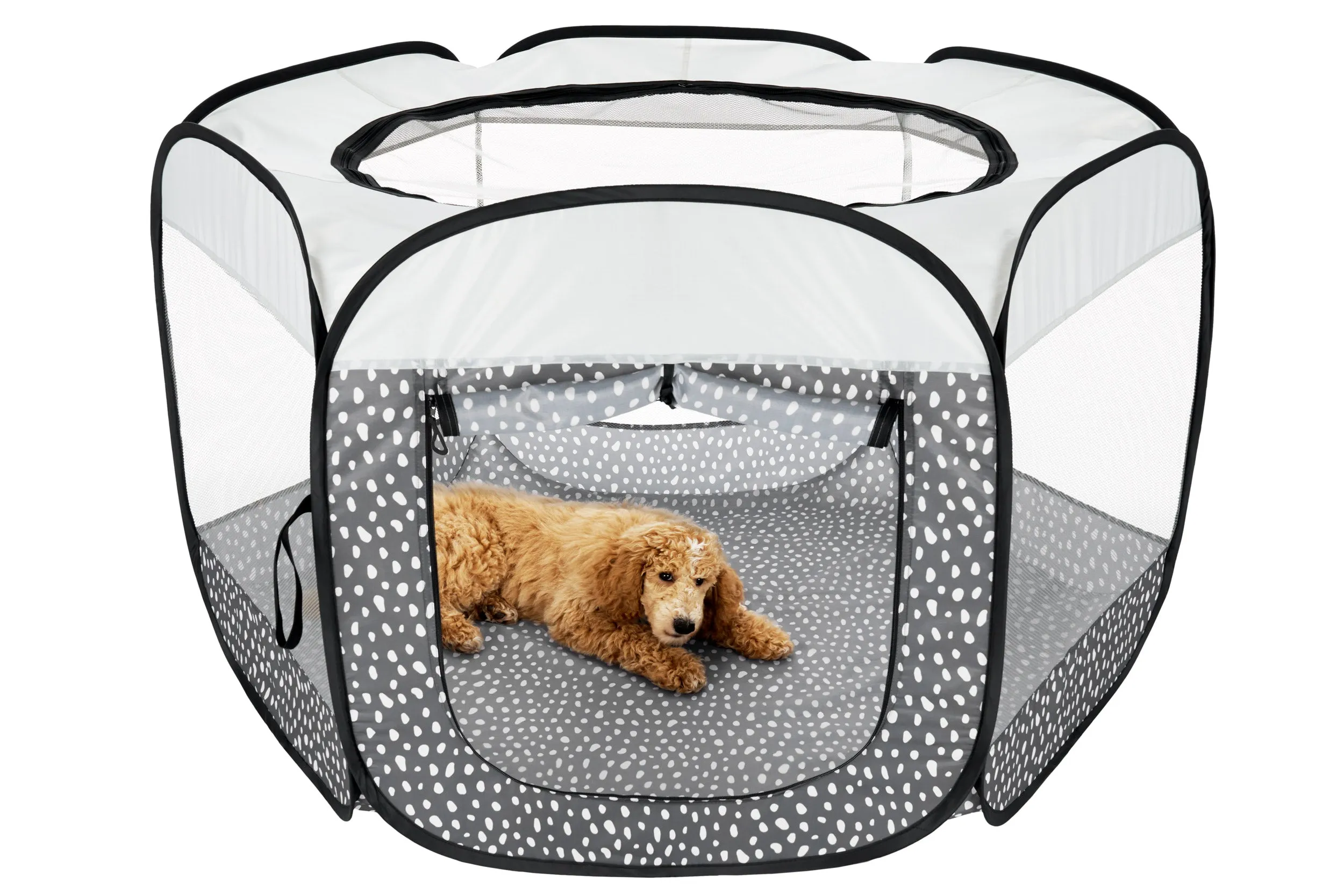 Portable Mesh Pet Playpen