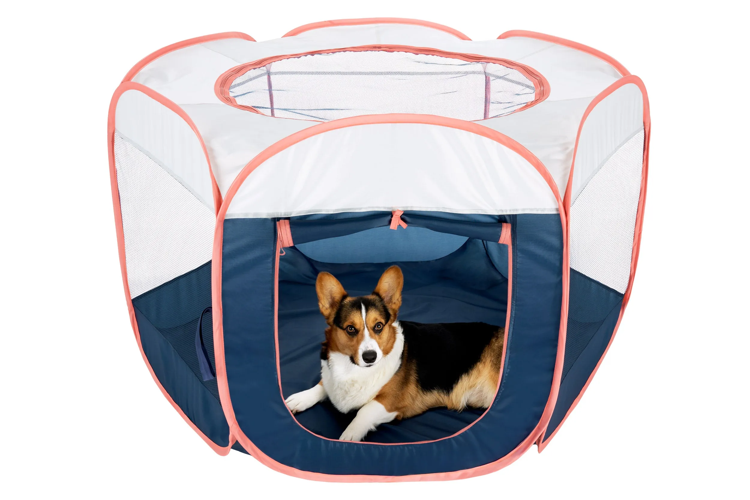 Portable Mesh Pet Playpen