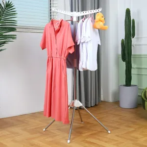 Portable Stainless Steel Triangle Clothes Drying Hanger