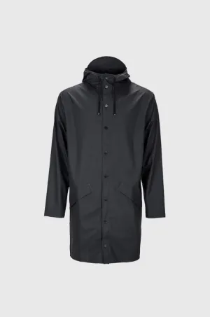 Rains 1202 Long Jacket - Black