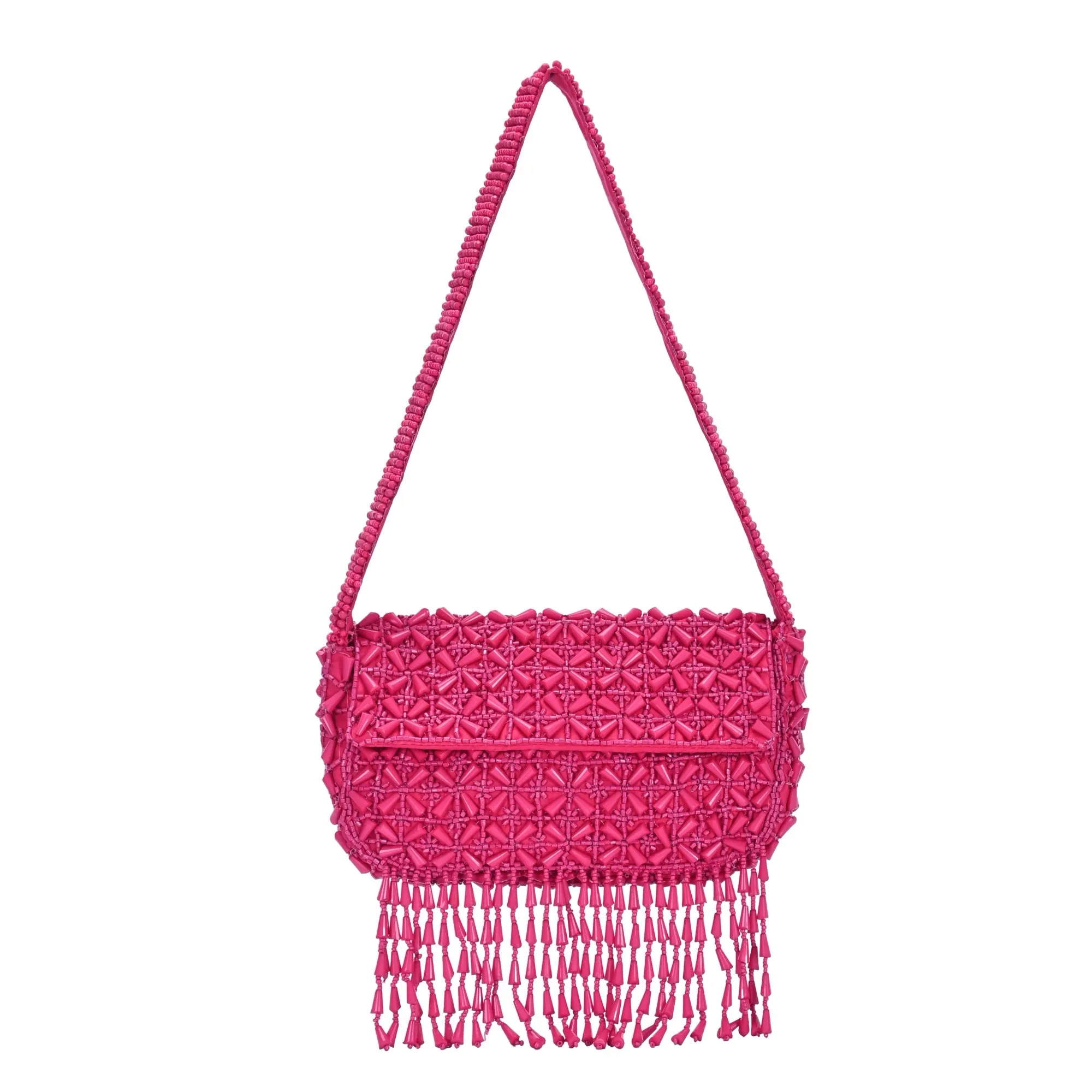 Rani Snap Bead Shoulder Bag