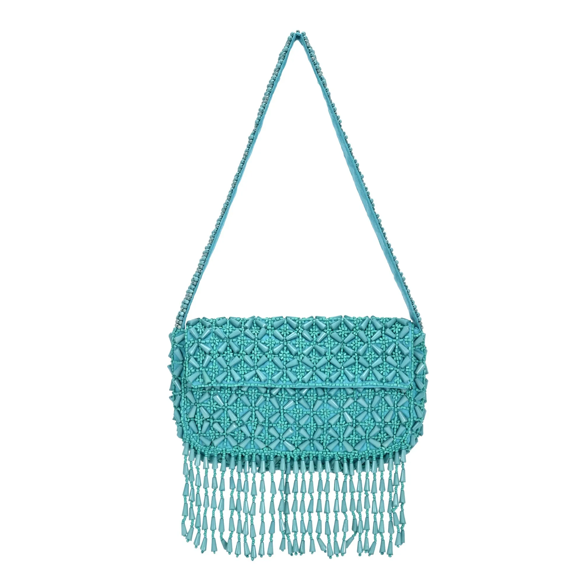 Rani Snap Bead Shoulder Bag