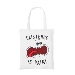 Rick and Morty Tote Bag - Existence Is Pain