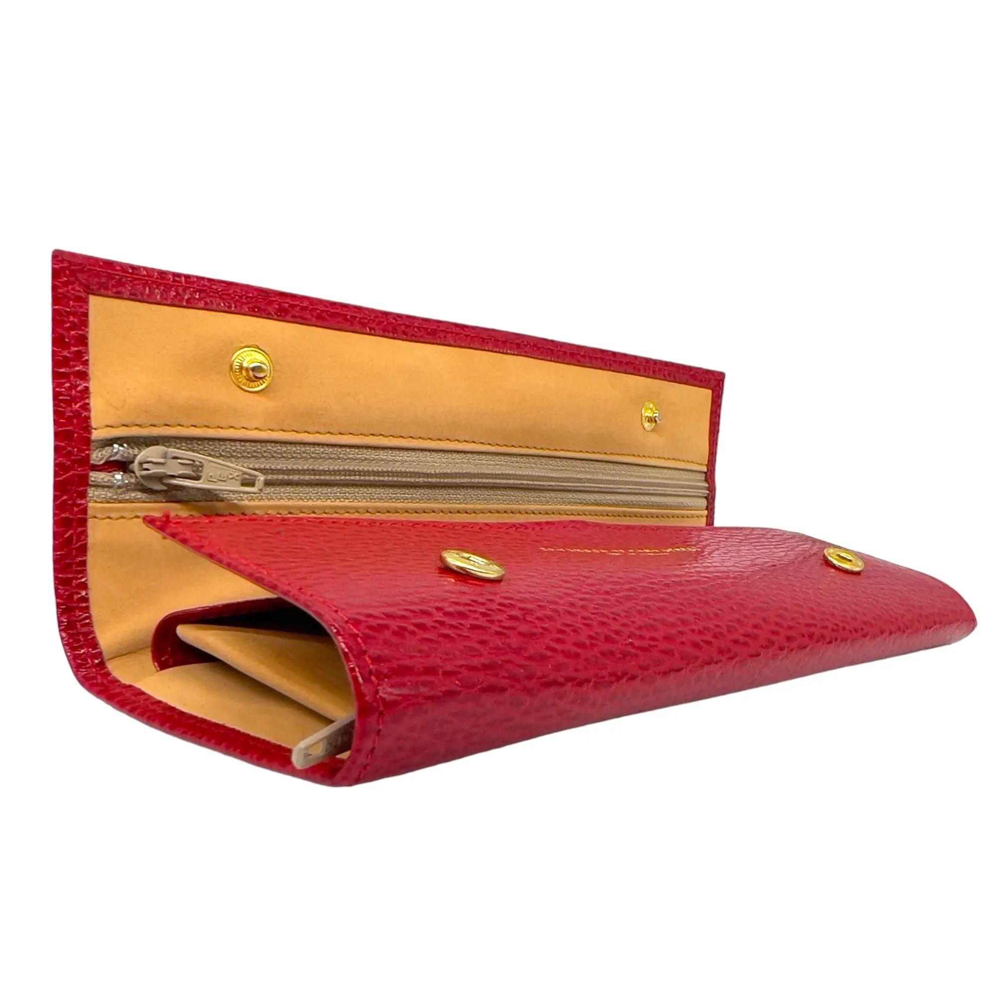 SMYTHSON OF BOND STREET Jewelry Travel Case - Red