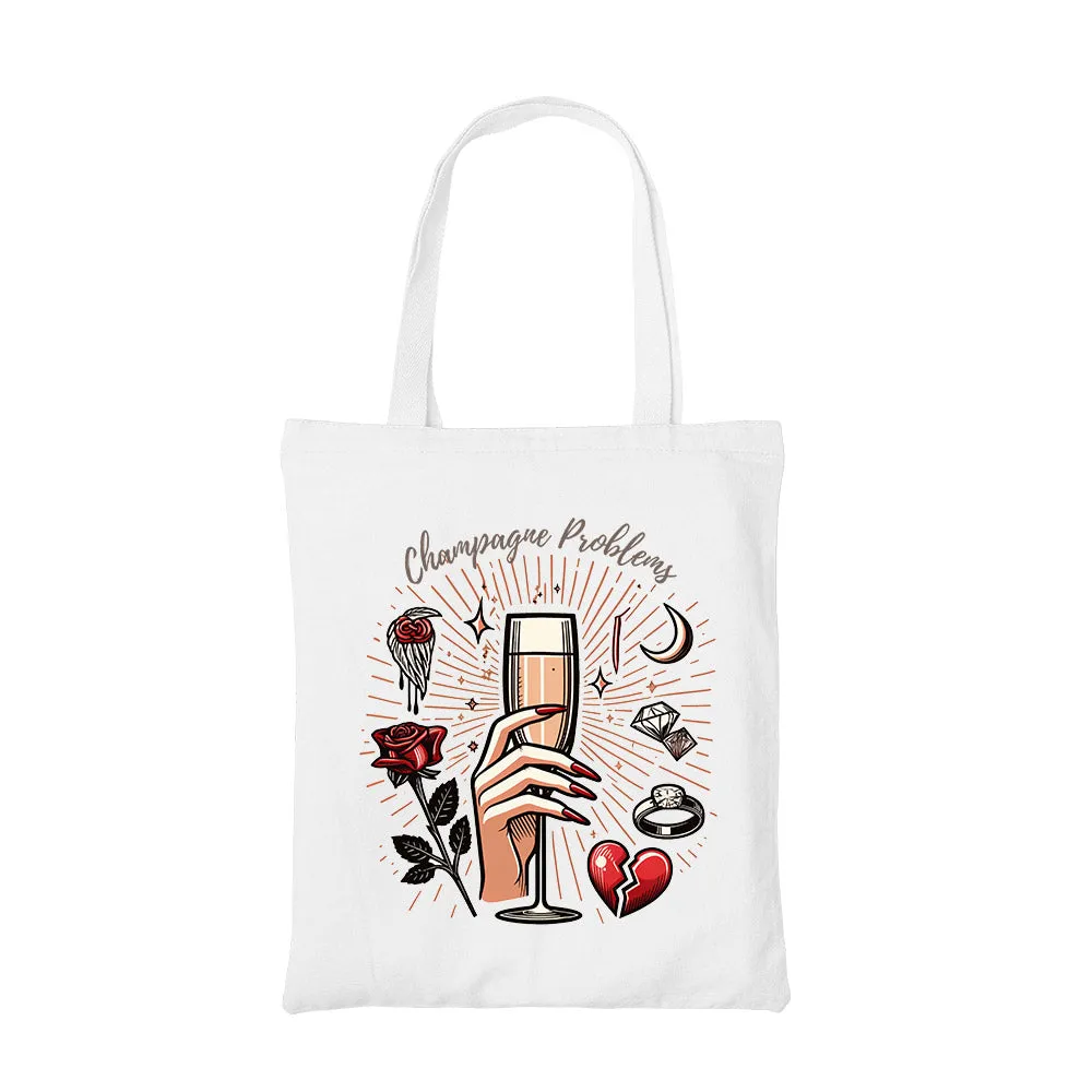 Taylor Swift Tote Bag - Champagne Problems