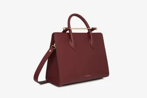 The Strathberry Midi Tote - Oxblood